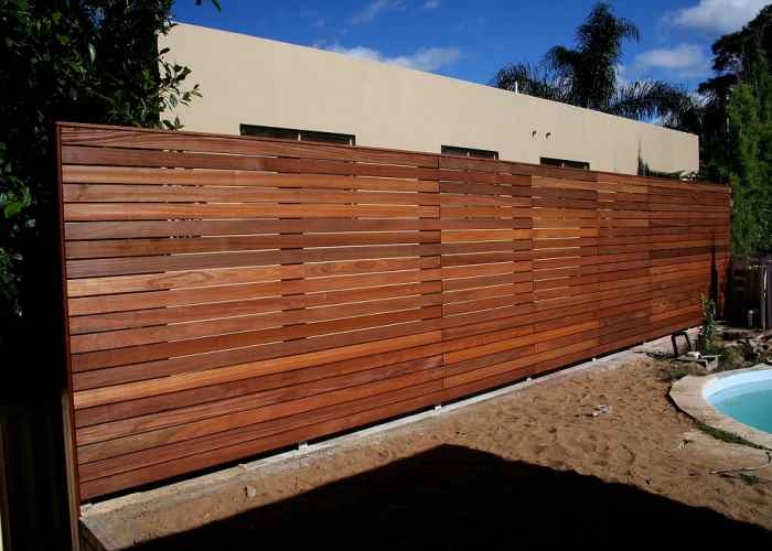 Privacy Screens in Batu Timber