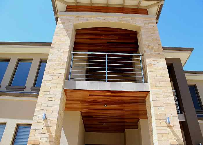 Cedar lining ceiling